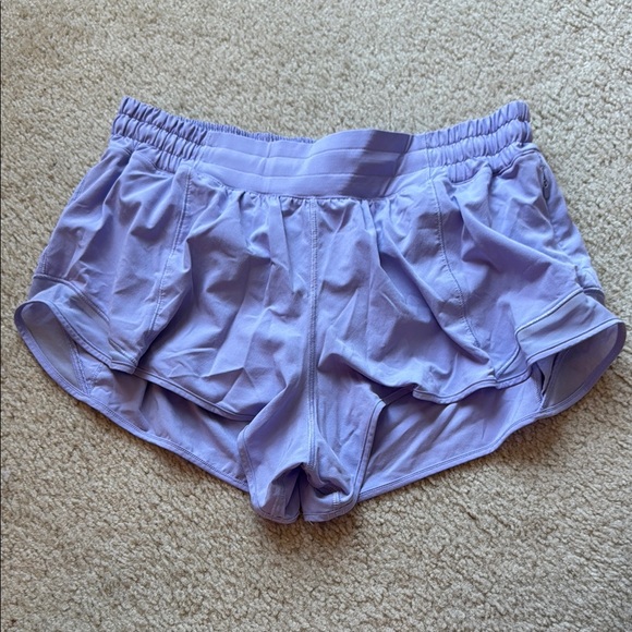 lululemon athletica Pants - Lululemon Lilac Smoke Hotty Hot Low-Rise Short 2.5”